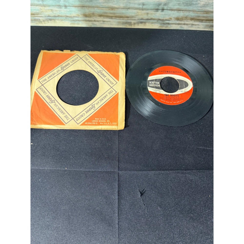 The Buoys Timothy 7" 45 RPM Single Black Excellent Scepter Records SCE-12275